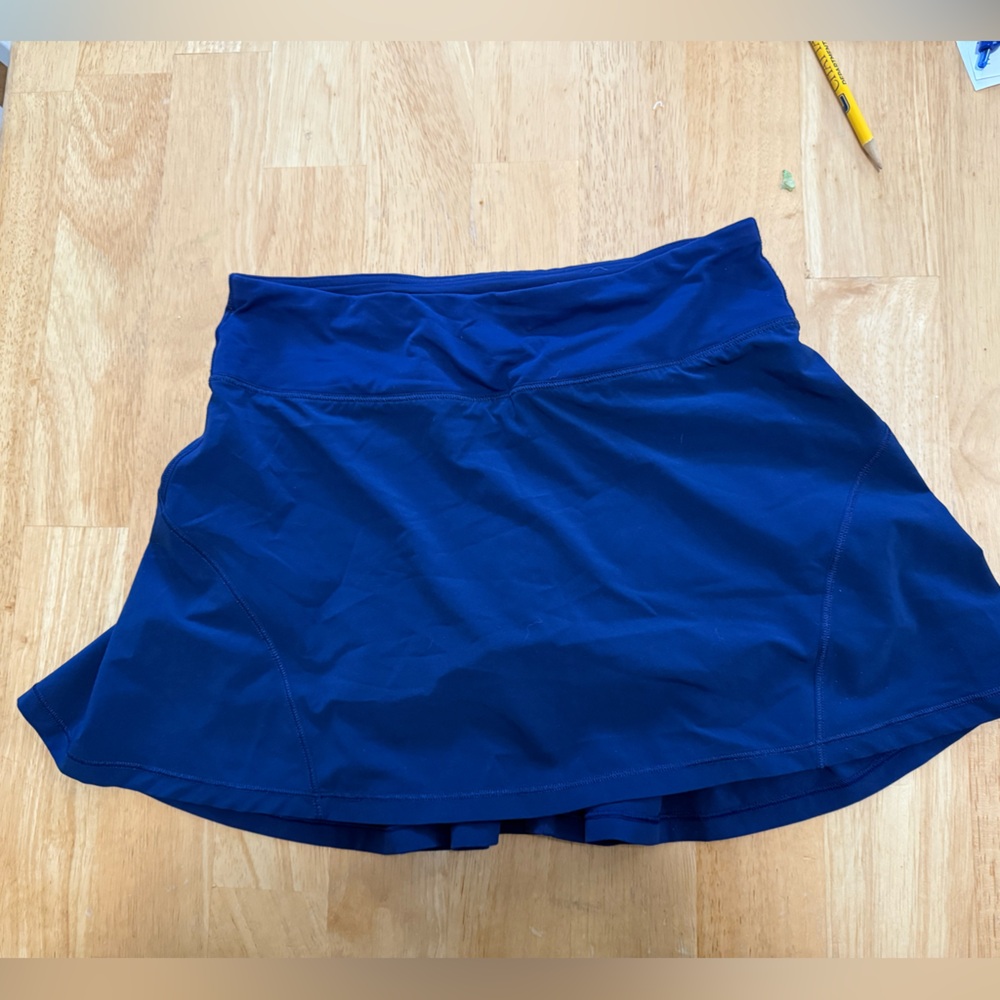lululemon Navy Pace Rival Skort